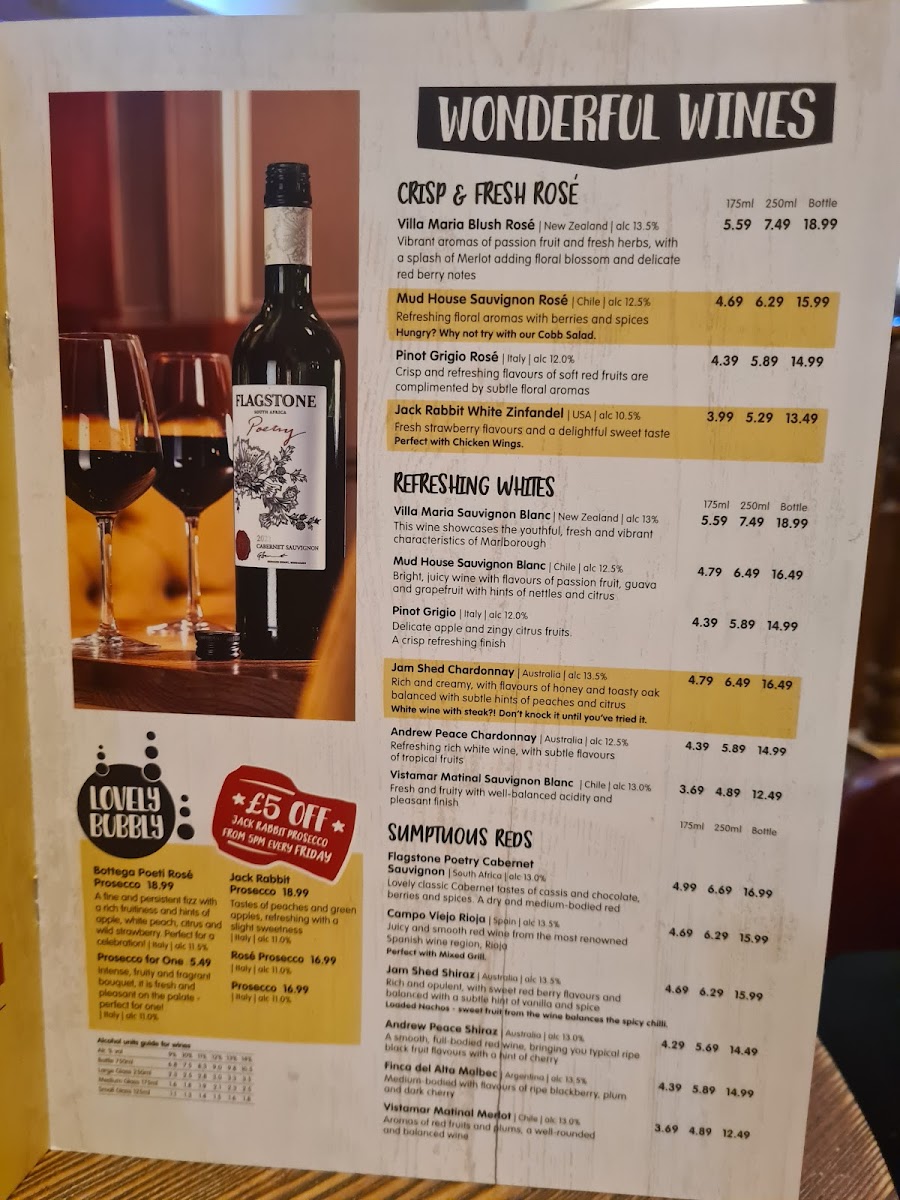 Menu King William Iv Brewers Fayre-2